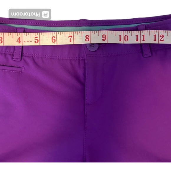 Under Armour Purple Fitted Shorts. Size 6. EUC - Picture 7 of 10